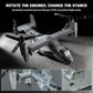NUOTIE 1/72 USMC MV-22B Osprey Model VMMT-204 Raptors Diecast Plane Stand