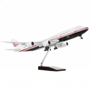 1/150 Scale for 747 Air Force One Plane Model with LED Light Stand