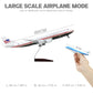 1/150 Scale for 747 Air Force One Plane Model with LED Light Stand