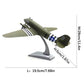 Douglas C-47 Skytrain 1/100 Metal Diecast Aircraft Model kit, WWⅡ US C47 'Night Fright' Military Transport Model Airplane for Adult Collection or Gift